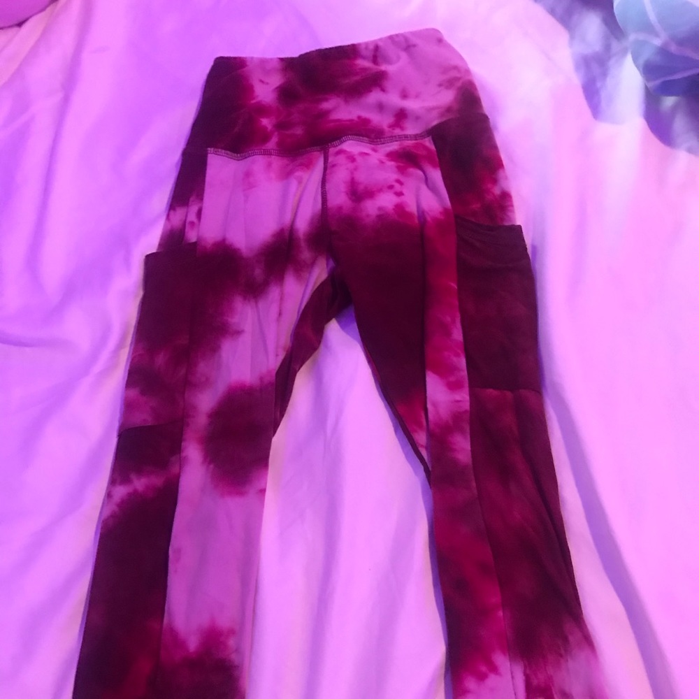 red marble legging for women